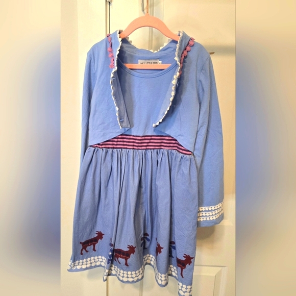 Only Little Once Anna Christmas Dress Girls Size 8 - Picture 2 of 5